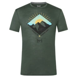 Super.natural - The Best Day Tee - T-shirt En Laine Mérinos -Vestes Boutique supernatural the best day tee t shirt en laine merinos 2