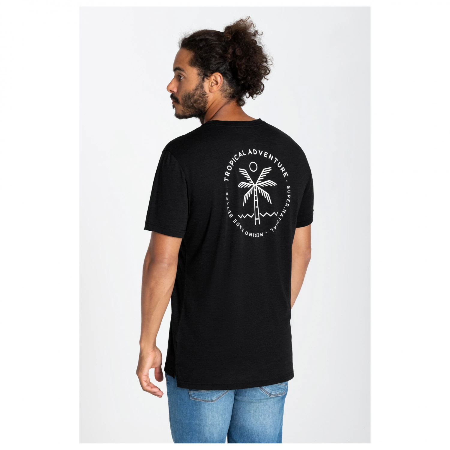 Super.natural - Tropical Adventure Tee - T-shirt En Laine Mérinos 6 Super.natural - Tropical Adventure Tee - T-shirt En Laine Mérinos – Image 4