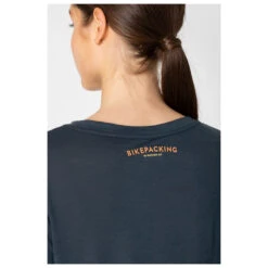 Super.natural - Women's Bikepacking Tee - T-shirt En Laine Mérinos -Vestes Boutique supernatural womens bikepacking tee t shirt en laine merinos detail 4