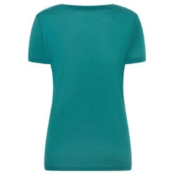 Super.natural - Women's Climbing Line Tee - T-shirt En Laine Mérinos -Vestes Boutique supernatural womens climbing line tee t shirt en laine merinos detail 2