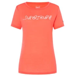 Super.natural - Women's Signature Tee - T-shirt En Laine Mérinos -Vestes Boutique supernatural womens signature tee t shirt en laine merinos 1