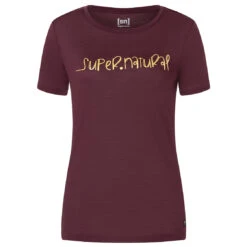 Super.natural - Women's Signature Tee - T-shirt En Laine Mérinos -Vestes Boutique supernatural womens signature tee t shirt en laine merinos 2