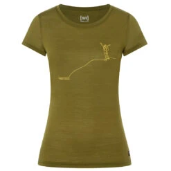 Super.natural - Women's Summiteer Tee - T-shirt En Laine Mérinos -Vestes Boutique supernatural womens summiteer tee t shirt en laine merinos 1
