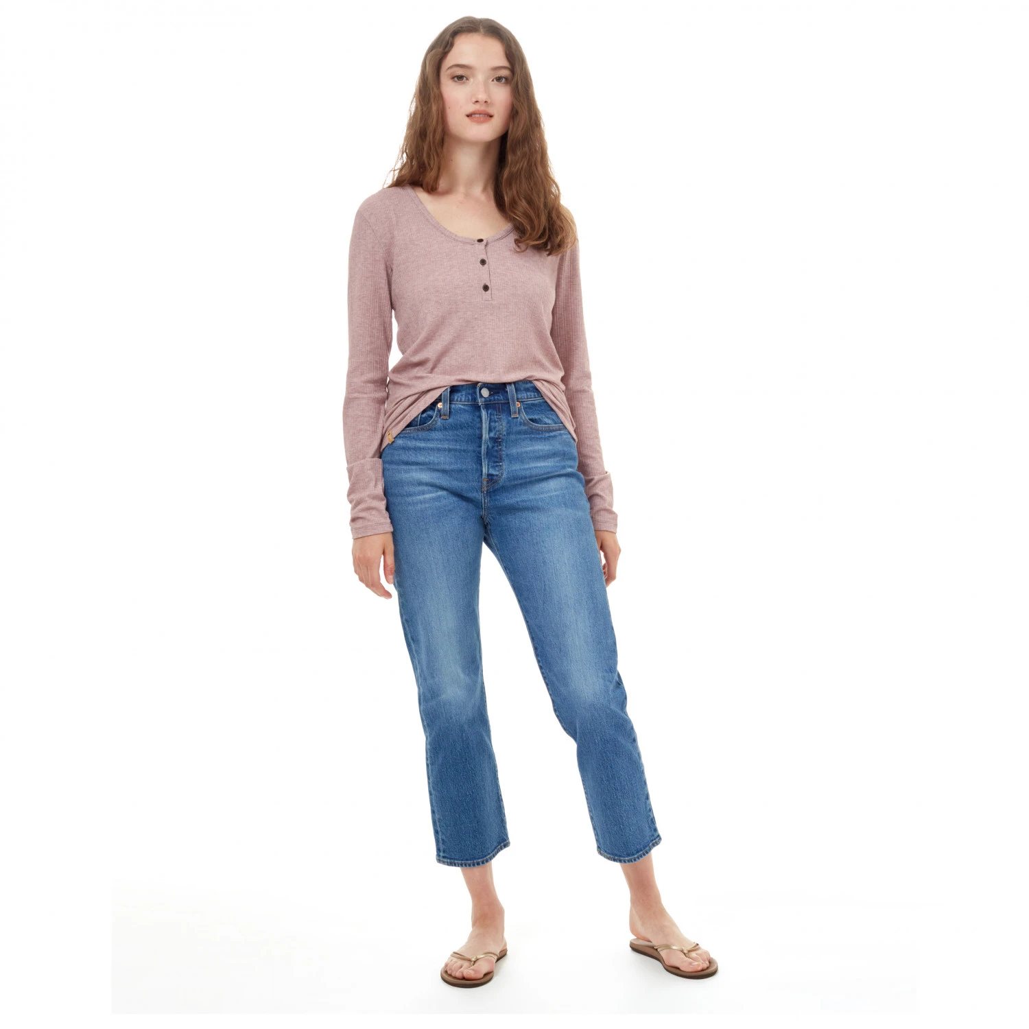 Tentree - Women's Ribbed Henley Longsleeve 4 Tentree - Women's Ribbed Henley Longsleeve – Image 2