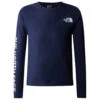 The North Face - Boy's L/S Graphic Tee - Haut à Manches Longues -Vestes Boutique the north face boys l s graphic tee haut a manches longues