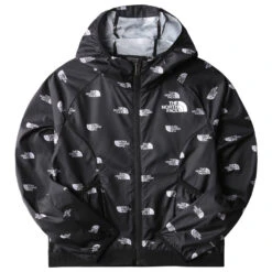 The North Face - Girl's Printed Never Stop Hooded Wind Jacket - Coupe-vent