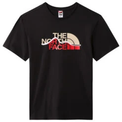 The North Face - S/S Mountain Line Tee - T-shirt -Vestes Boutique the north face s s mountain line tee t shirt bf 2