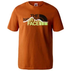 The North Face - S/S Mountain Line Tee - T-shirt -Vestes Boutique the north face s s mountain line tee t shirt bf 3