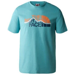 The North Face - S/S Mountain Line Tee - T-shirt -Vestes Boutique the north face s s mountain line tee t shirt bf 4