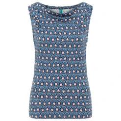 Tranquillo - Women's Gathered Neck Jersey-Top -Vestes Boutique tranquillo womens gathered neck jersey top 1