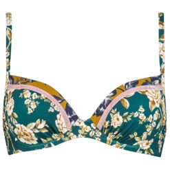 Watercult - Women's Bikini Top Ottomane Flower 2 - Haut De Maillot